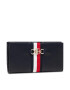 Tommy Hilfiger Голям дамски портфейл Th Club Lrg Wallet AW0AW10550 Тъмносин - Pepit.bg