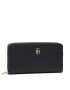 Tommy Hilfiger Голям дамски портфейл Th Soft Large Za Wallet AW0AW10221 Тъмносин - Pepit.bg