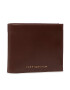 Tommy Hilfiger Голям мъжки портфейл Casual Leather Cc Flap And Coin AM0AM07805 Кафяв - Pepit.bg