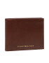 Tommy Hilfiger Голям мъжки портфейл Casual Leather Mini Cc Wallet AM0AM07813 Кафяв - Pepit.bg