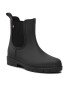 Tommy Hilfiger Гумени ботуши Matt Ankle Rainboot With Elastic FW0FW06897 Черен - Pepit.bg