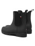 Tommy Hilfiger Гумени ботуши Matt Ankle Rainboot With Elastic FW0FW06897 Черен - Pepit.bg