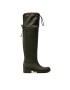 Tommy Hilfiger Гумени ботуши Overknee Rainboot FW0FW06778 Каки - Pepit.bg