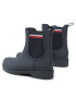 Tommy Hilfiger Гумени ботуши Rain Boot Ankle Elastic FW0FW06774 Тъмносин - Pepit.bg