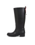 Tommy Hilfiger Гумени ботуши Tommy Rubberboot FW0FW07665 Черен - Pepit.bg