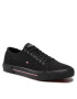 Tommy Hilfiger Гуменки Core Corporate Canvas Vulc FM0FM04000 Черен - Pepit.bg