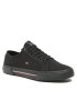 Tommy Hilfiger Гуменки Core Corporate Vulc Canvas FM0FM04560 Черен - Pepit.bg