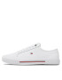 Tommy Hilfiger Гуменки Core Corporate Vulc Leather FM0FM04561 Бял - Pepit.bg