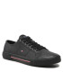 Tommy Hilfiger Гуменки Core Corporate Vulc Leather FM0FM04561 Черен - Pepit.bg