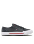 Tommy Hilfiger Гуменки Core Corporate Vulc Leather FM0FM04561 Тъмносин - Pepit.bg