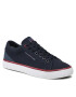 Tommy Hilfiger Гуменки Th Hi Vulc Core Low Canvas FM0FM04737 Тъмносин - Pepit.bg