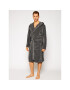 Tommy Hilfiger Халат Icon Hooded Bathrobe 2S87905573 Сив - Pepit.bg