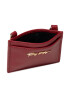 Tommy Hilfiger Калъф за кредитни карти Essential Leather Cc Holder AW0AW10536 Червен - Pepit.bg