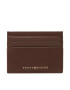 Tommy Hilfiger Калъф за кредитни карти Th Premium Leather Cc Holder AM0AM10987 Кафяв - Pepit.bg