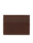 Tommy Hilfiger Калъф за кредитни карти Th Premium Leather Cc Holder AM0AM10987 Кафяв - Pepit.bg