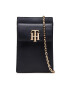 Tommy Hilfiger Калъф за телефон Th Lock Party Phone Wallet AW0AW11125 Тъмносин - Pepit.bg