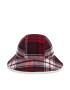 Tommy Hilfiger Капела Tommy Check Bucket Hat AW0AW15313 Тъмносин - Pepit.bg