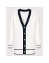 Tommy Hilfiger Кардиган ICONS Check WW0WW34405 Бял Relaxed Fit - Pepit.bg