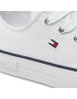 Tommy Hilfiger Кецове Low Cut Lace-Up Sneaker T3A4-32118-0890100 M Бял - Pepit.bg