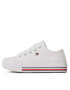 Tommy Hilfiger Кецове Low Cut Lace-Up Sneaker T3A9-32677-0890 M Бял - Pepit.bg