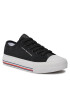 Tommy Hilfiger Кецове Low Cut Lace-Up Sneaker T3A9-33185-1687 S Черен - Pepit.bg