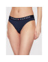 Tommy Hilfiger Класически дамски бикини Bikini UW0UW01566 Тъмносин - Pepit.bg