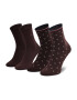 Tommy Hilfiger Комплект 2 чифта дълги чорапи дамски 701210522 Кафяв - Pepit.bg