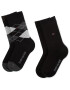 Tommy Hilfiger Комплект 2 чифта дълги чорапи детски 334013001 Черен - Pepit.bg