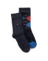 Tommy Hilfiger Комплект 2 чифта дълги чорапи детски 334013001 Тъмносин - Pepit.bg
