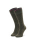 Tommy Hilfiger Комплект 2 чифта дълги чорапи мъжки 100001496 Зелен - Pepit.bg