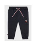 Tommy Hilfiger Комплект от тишърт суитшърт и панталони Monogram KN0KN01549 Тъмносин Regular Fit - Pepit.bg