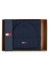 Tommy Hilfiger Комплект шал и шапка Tjw Flag Beanie And Scarf AM0AM11677 Тъмносин - Pepit.bg