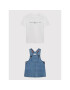 Tommy Hilfiger Комплект тишърт и ежедневна рокля Dungaree KN0KN01449 Цветен Regular Fit - Pepit.bg