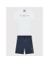 Tommy Hilfiger Комплект тишърт и спортни шорти Essential Summer KB0KB07436 Тъмносин Regular Fit - Pepit.bg