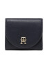 Tommy Hilfiger Малък дамски портфейл Life Med Wallet AW0AW13627 Тъмносин - Pepit.bg