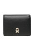 Tommy Hilfiger Малък дамски портфейл Th Casual Bi-Fold Wallet AW0AW14634 Черен - Pepit.bg