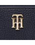 Tommy Hilfiger Малък дамски портфейл Th Element Cc Holder Corp AW0AW12080 Тъмносин - Pepit.bg