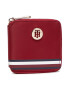 Tommy Hilfiger Малък дамски портфейл Poppy Med Za Corp AW0AW10543 Бордо - Pepit.bg