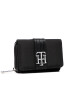 Tommy Hilfiger Малък дамски портфейл Relaxed Th Med Wallet AW0AW10973 Черен - Pepit.bg