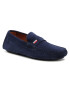 Tommy Hilfiger Мокасини Iconic Rwb Suede Driver FM0FM03482 Тъмносин - Pepit.bg