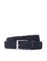 Tommy Hilfiger Мъжки колан Layton Braided 3.5 AM0AM09409 Тъмносин - Pepit.bg