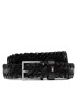 Tommy Hilfiger Мъжки колан Oliver 3.0 Leather Braid Dc AM0AM12068 Черен - Pepit.bg
