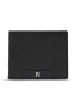 Tommy Hilfiger Мъжки портфейл Th Mono Leather Mini Cc Wallet AM0AM11593 Черен - Pepit.bg