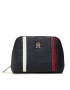 Tommy Hilfiger Несесер Th Emblem Washbag Corp AW0AW15120 Тъмносин - Pepit.bg