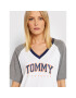 Tommy Hilfiger Нощница UW0UW03216 Бял Regular Fit - Pepit.bg