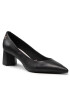 Tommy Hilfiger Обувки Basic Leather Mid Heel Pump FW0FW06348 Черен - Pepit.bg