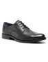 Tommy Hilfiger Обувки Brogue Leather Lace Up Shoe FM0FM03104 Черен - Pepit.bg