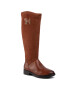 Tommy Hilfiger Офицерки Essential Suede Longboot FW0FW04322 Кафяв - Pepit.bg