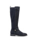 Tommy Hilfiger Офицерки Th Essentials Longboot FW0FW07050 Тъмносин - Pepit.bg