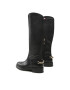 Tommy Hilfiger Офицерки Twist Flat Longboot FW0FW07057 Черен - Pepit.bg